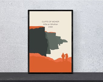 Cliffs of Moher Poster, Ireland Print, Irish Pilgrimage | Printable Digital Download