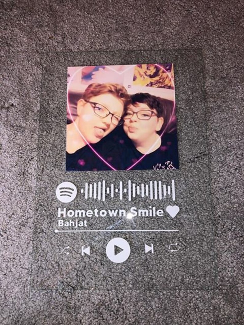 Custom Spotify Acrylic Plaques spotify plaque Spotify