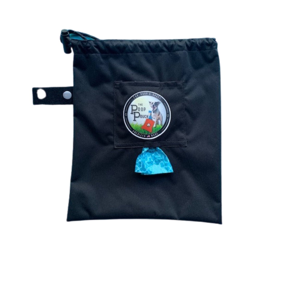 Poop bag carrier and dog waste carrier all in one. Premium Etsy