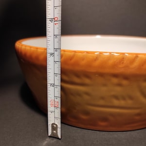 Lucifer Bauscher Weiden - Large (9&quot;- 23cm) German Vintage Ceramic Baking Dish Ovenware Cheese Bowl Casserole Dish/Oven Casserole for Baking