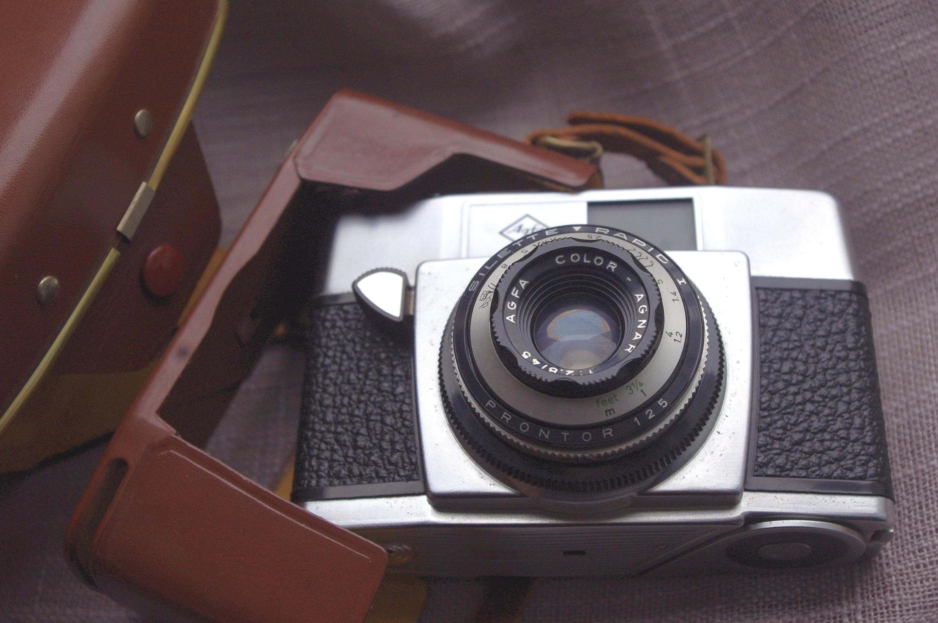 Vintage Film Camera 35 Mm Agfa 50x - With Case - German Photo