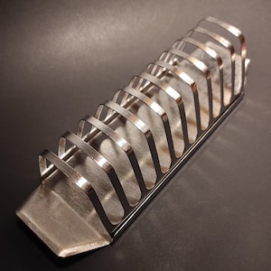 Vintage German Toast Holder - Mid-Century Steel Toast Rack for your Vintage Kitchen, Cafe, Bar,Restaurant, Farmhouse