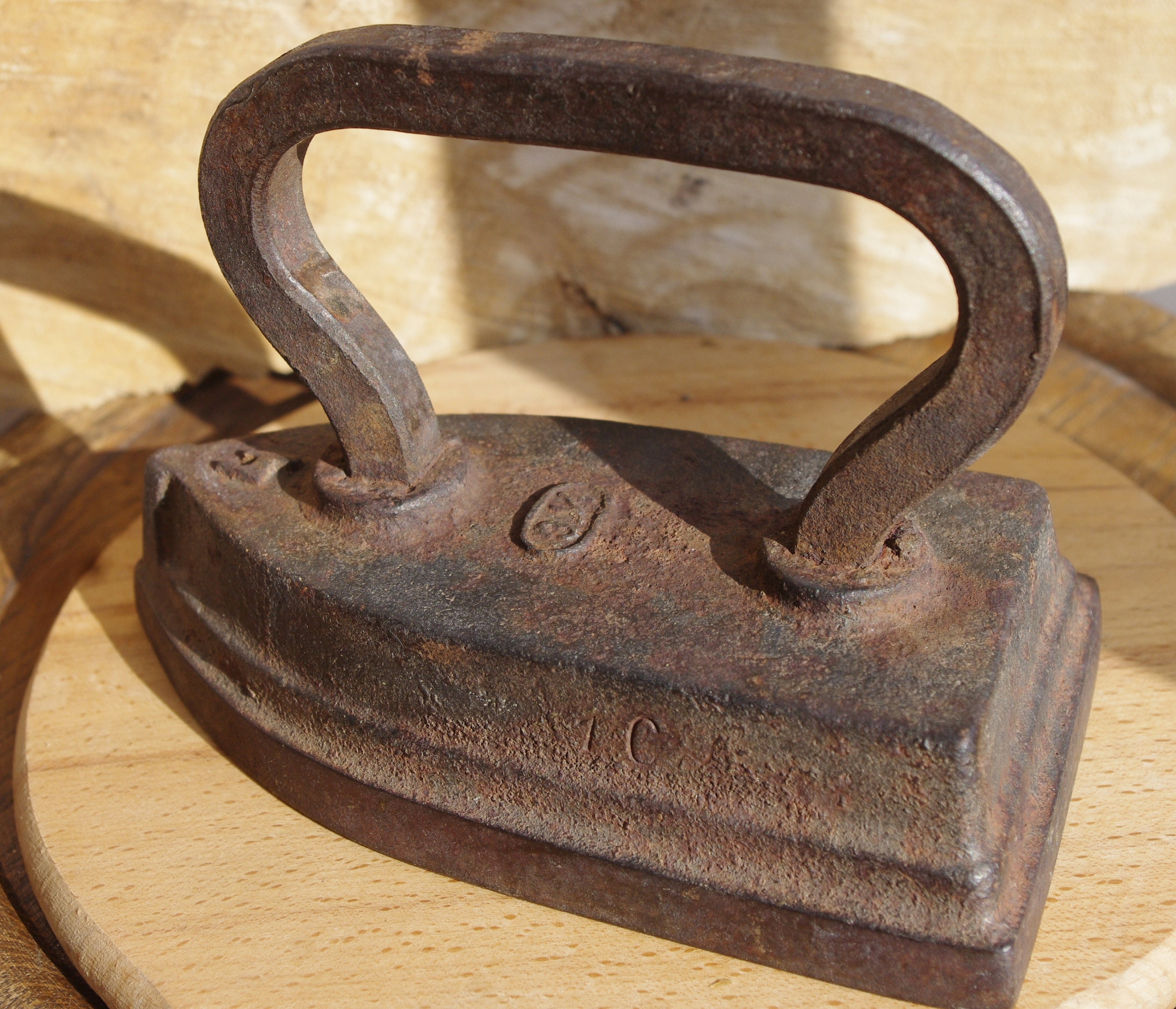 Vintage Soviet sad iron. Old sad iron smoothing iron Etsy