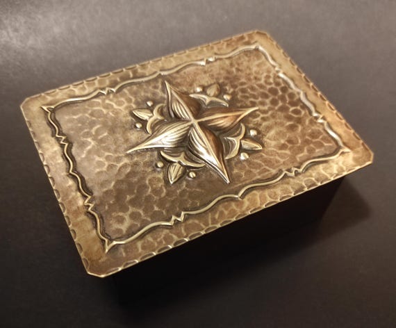 022 - アンティーク真鍮ボックス アンティーク 真鍮ボックス最 安値 価格