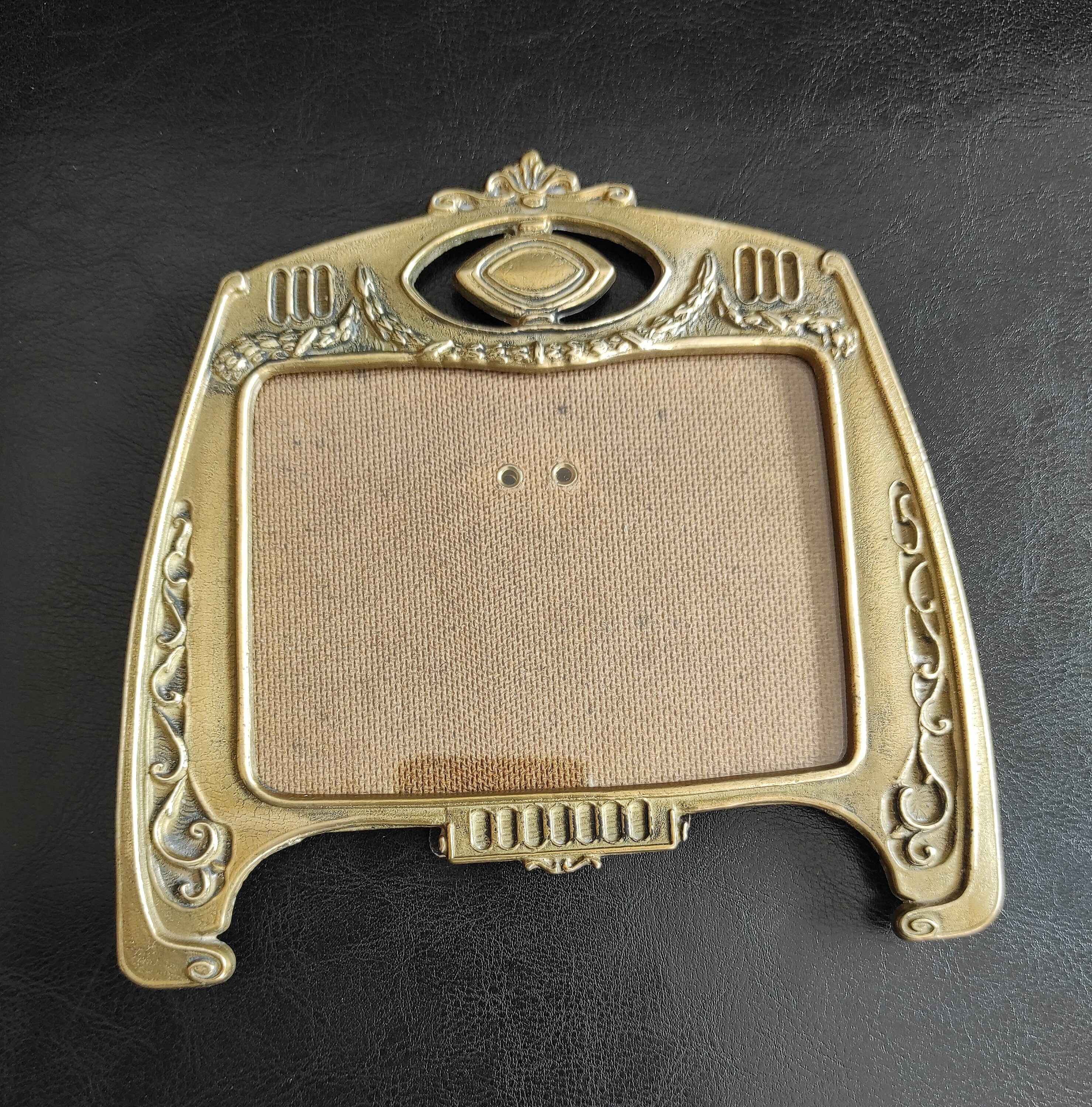 Magnificent! C1800's French Bronze Dore Gold Gilt Picture Frame  original glass