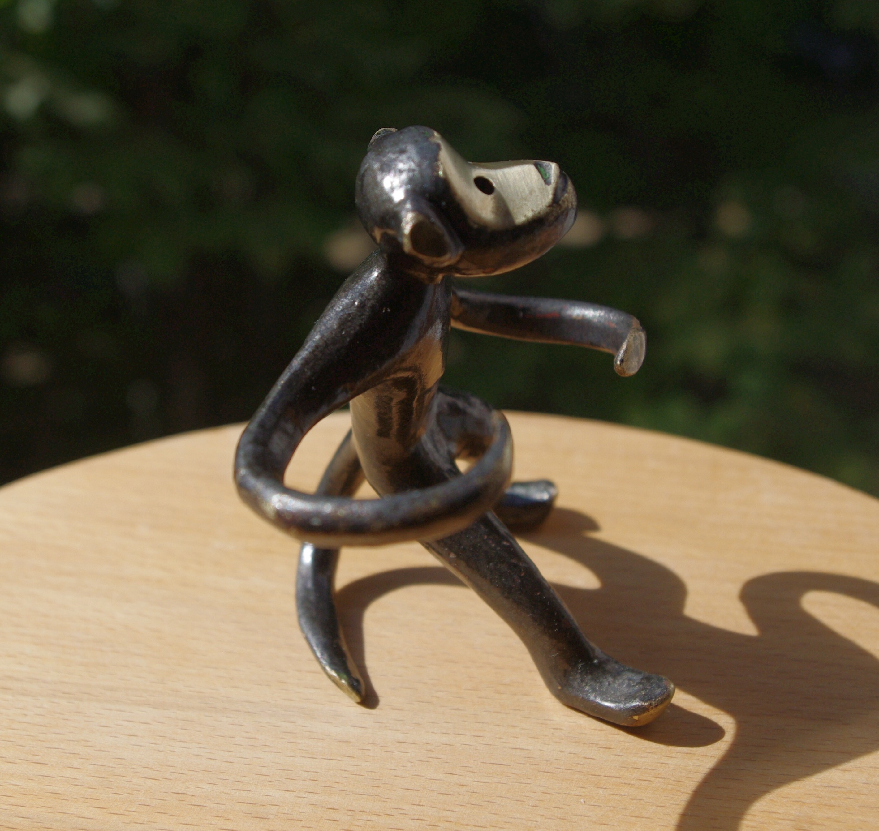 Vintage Brass Monkey Figurine Jewelry Stand Brass Monkey Etsy