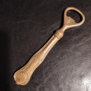 Vintage Brass Bottle Opener - Antique Mid Century Bottle Opener for your collection, for your bar or for gift
