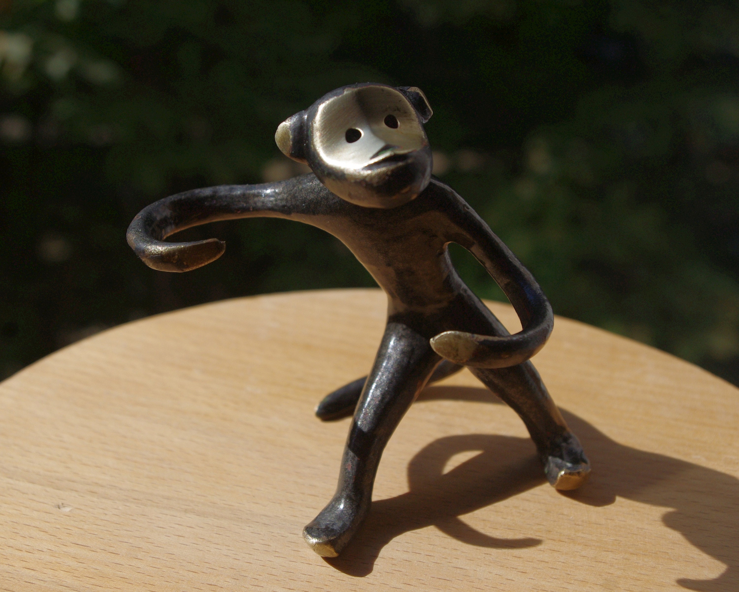 Vintage Brass Monkey Figurine Jewelry Stand Brass Monkey Etsy
