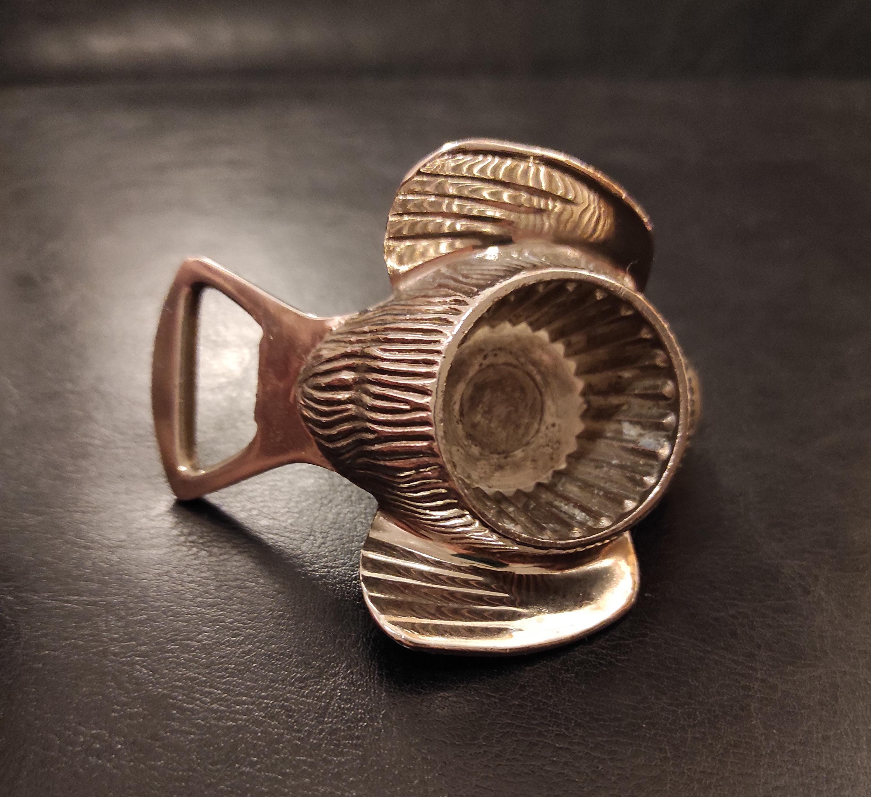 ヴィンテージシルバーメッキの鳥型ボトルオープナー、興味深いデザイン