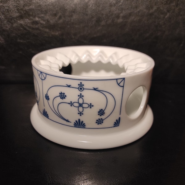 Vintage Porcelain German Teapot Warmer - Porcelain Teapot Warmer - white kettle warmer