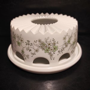 Vintage white porcelain teapot warmer or for serving hot dishes - Arzberg Germany mid-century
