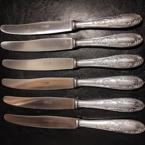 Solingen. Set of 6 antique German knives - Vintage knives from the middle of the last century in good condition