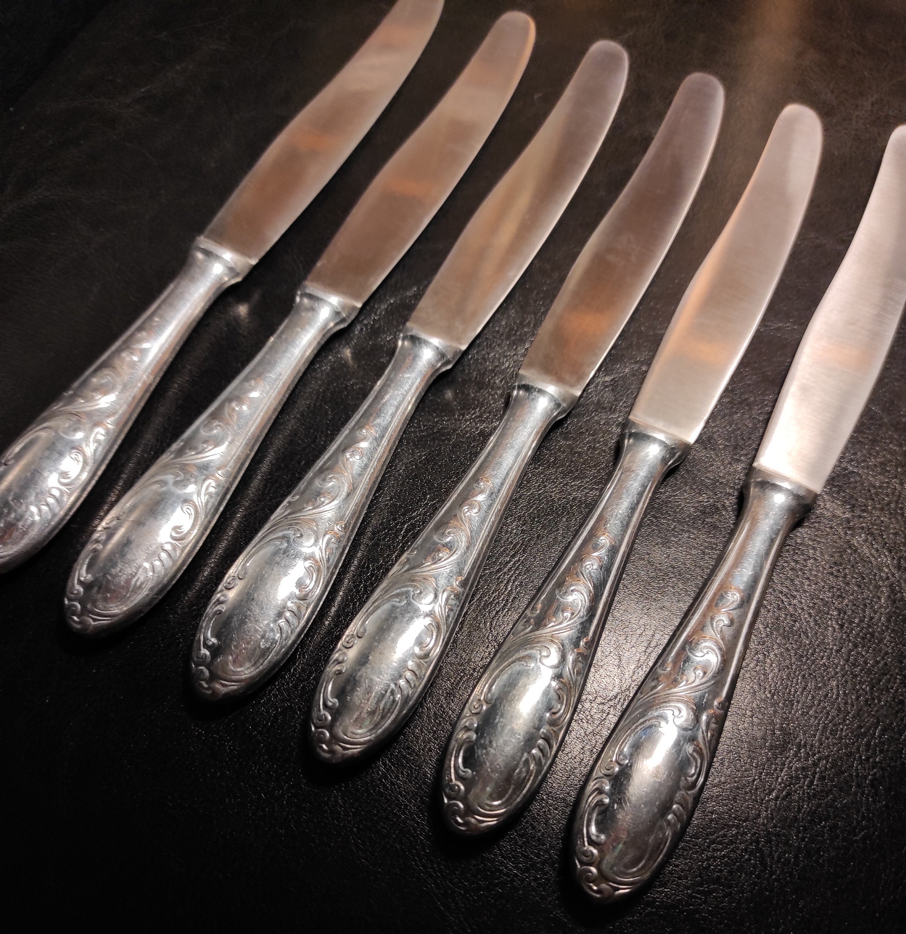 Solingen. Set of 6 Antique German Knives - Vintage Knives