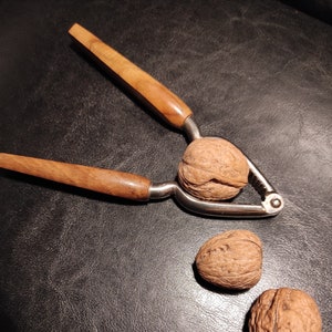 Vintage Nutcracker with Wooden Handles - Mid-Century German Nutcracker - Nutcracker or Wine Cork Opener