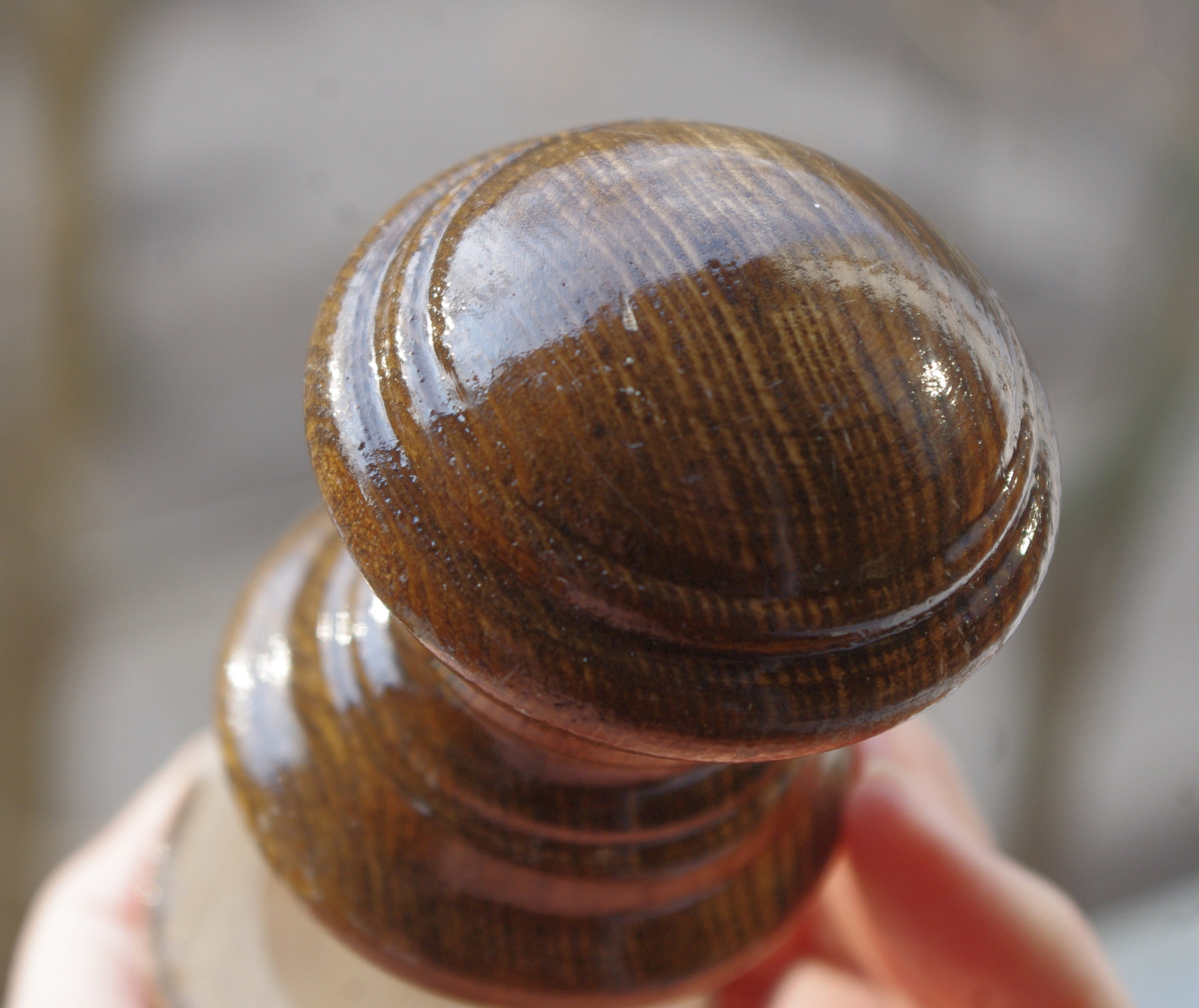 Paar Vintage Holz Türgriffe Vintage Holzknäuel 70er | Etsy