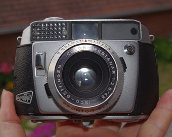 appareil photo vintage 35 mm Balda - Baldamatic 60x - appareil photo allemand avec viseur supérieur.