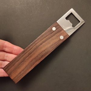 Vintage German Bottle Opener/Rosewood Handle Bottle Opener/Mid Century Rosewood  Handle Bottle Opener for Collection, Display or Bar