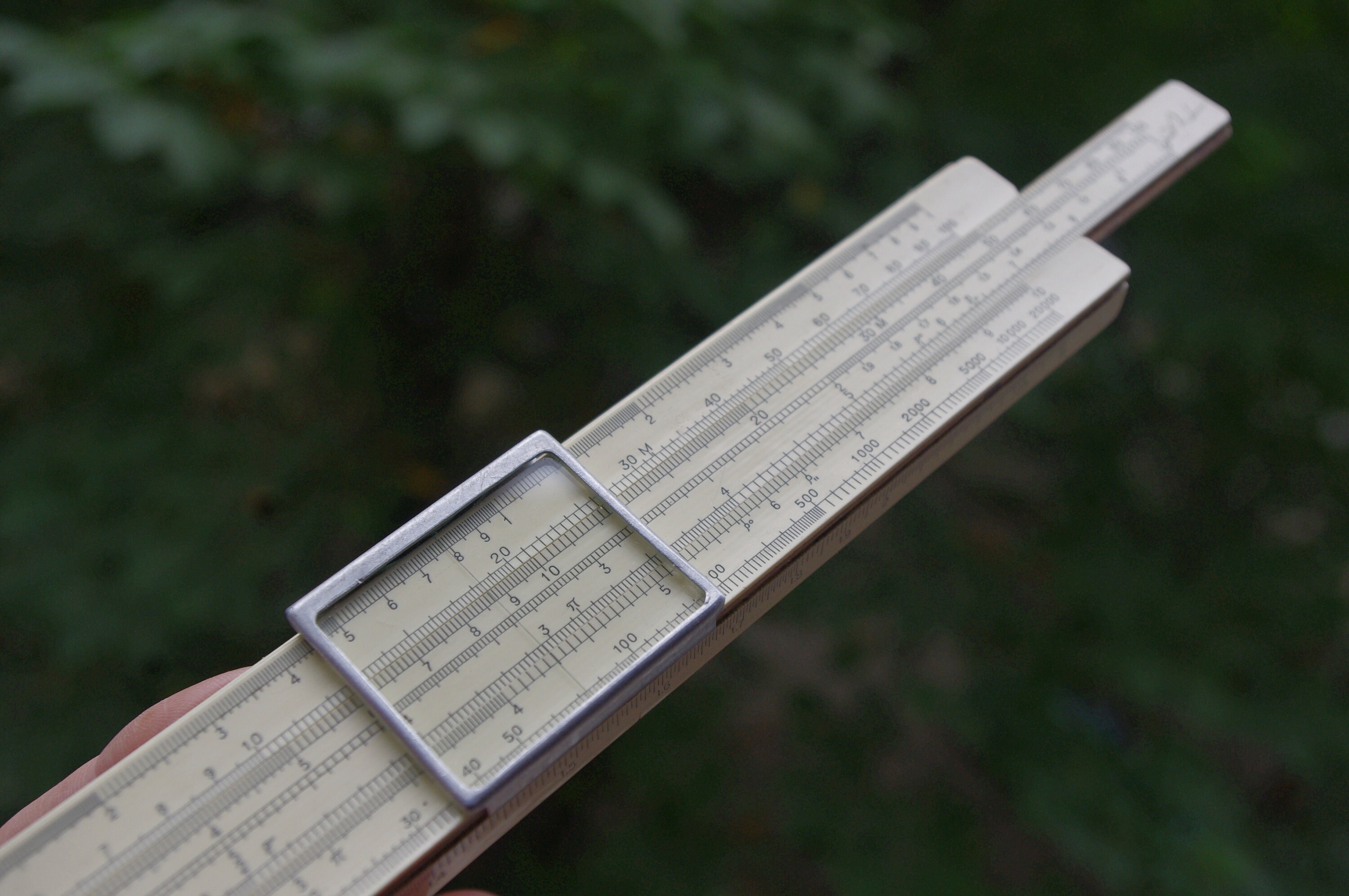 Slide rule 1971 Logarithmic ruler counting rule Etsy