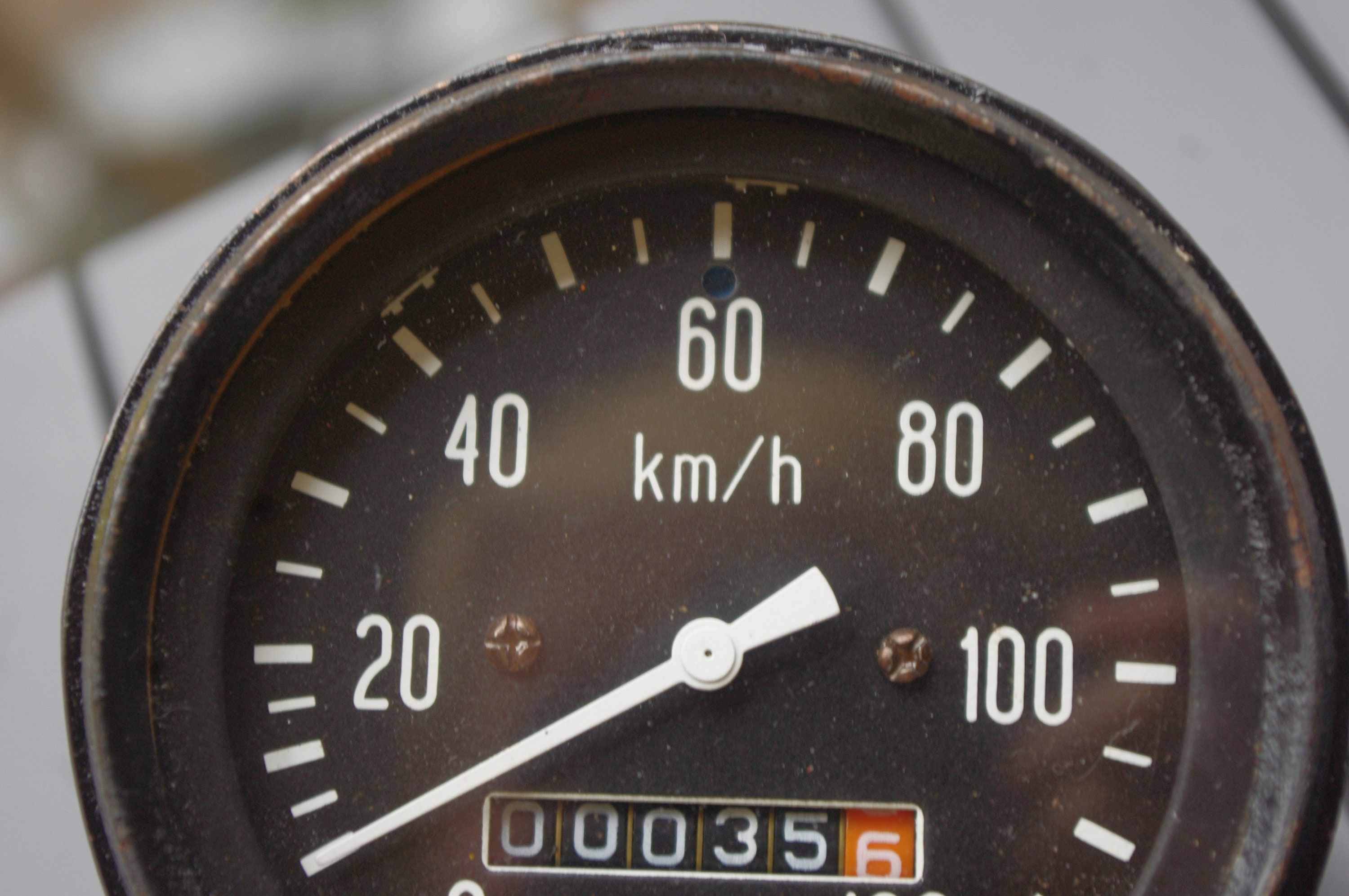 Vintage large speedometer. Retro car USSR | Etsy