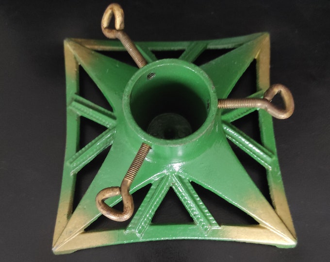 Small Vintage Cast Iron Christmas Tree Stand Midcentury Christmas Tree Stand. Etsy