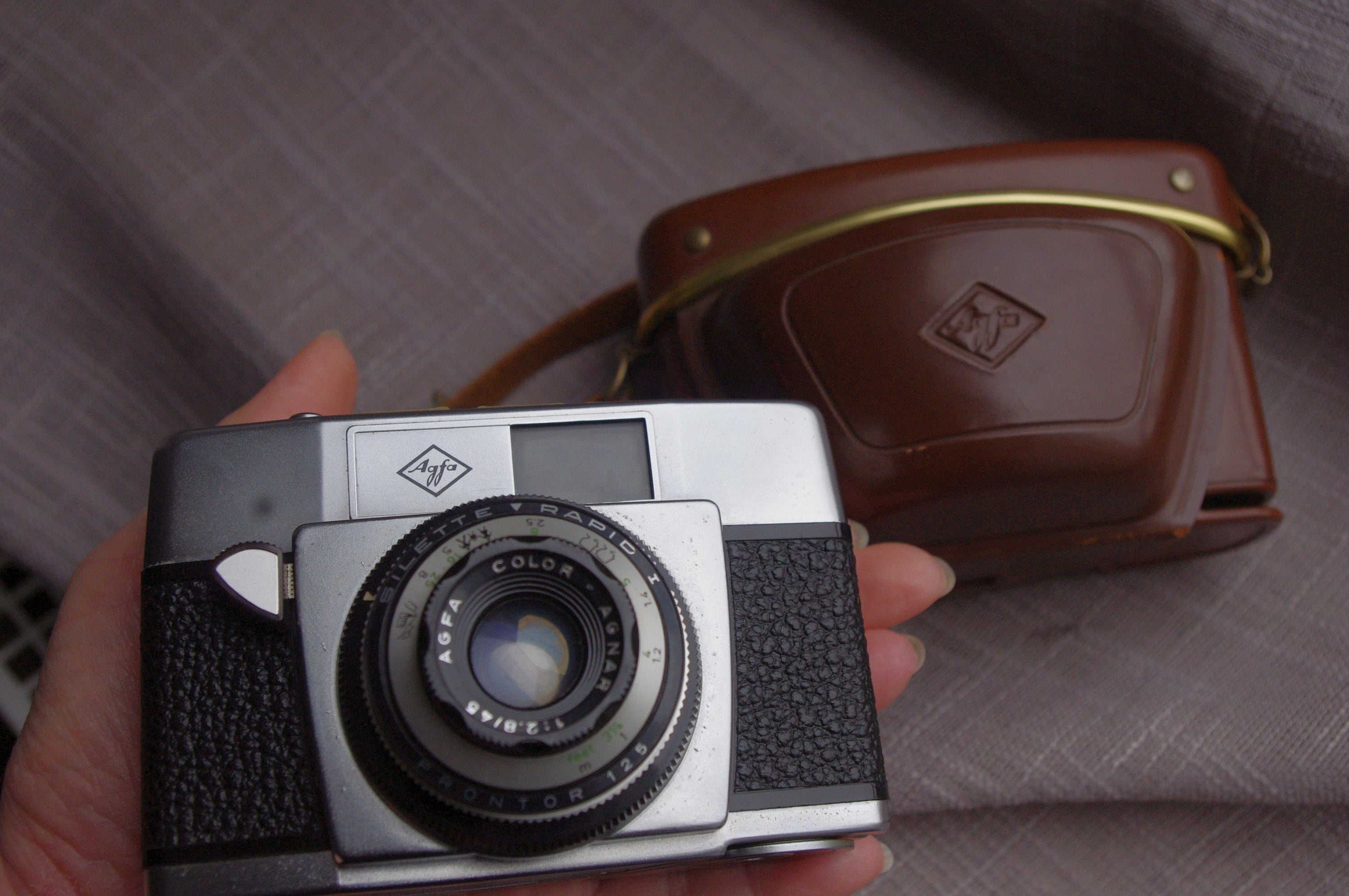 Vintage Film Camera 35 Mm Agfa 50x - With Case - German Photo