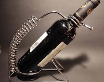 Vintage Weinflasche Draht Stahl Weinflaschenhalter - Weinlagerregal für Küche, Bar, Restaurant
