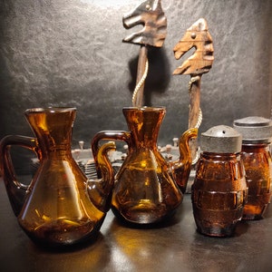 Oil vinegar salt pepper set - Etsy 日本