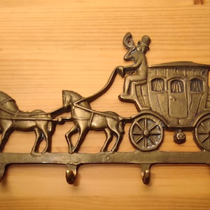 Vintage Messing Kleider Haken - Küchen Handtuchhalter - Schlüsselhalter aus Messing