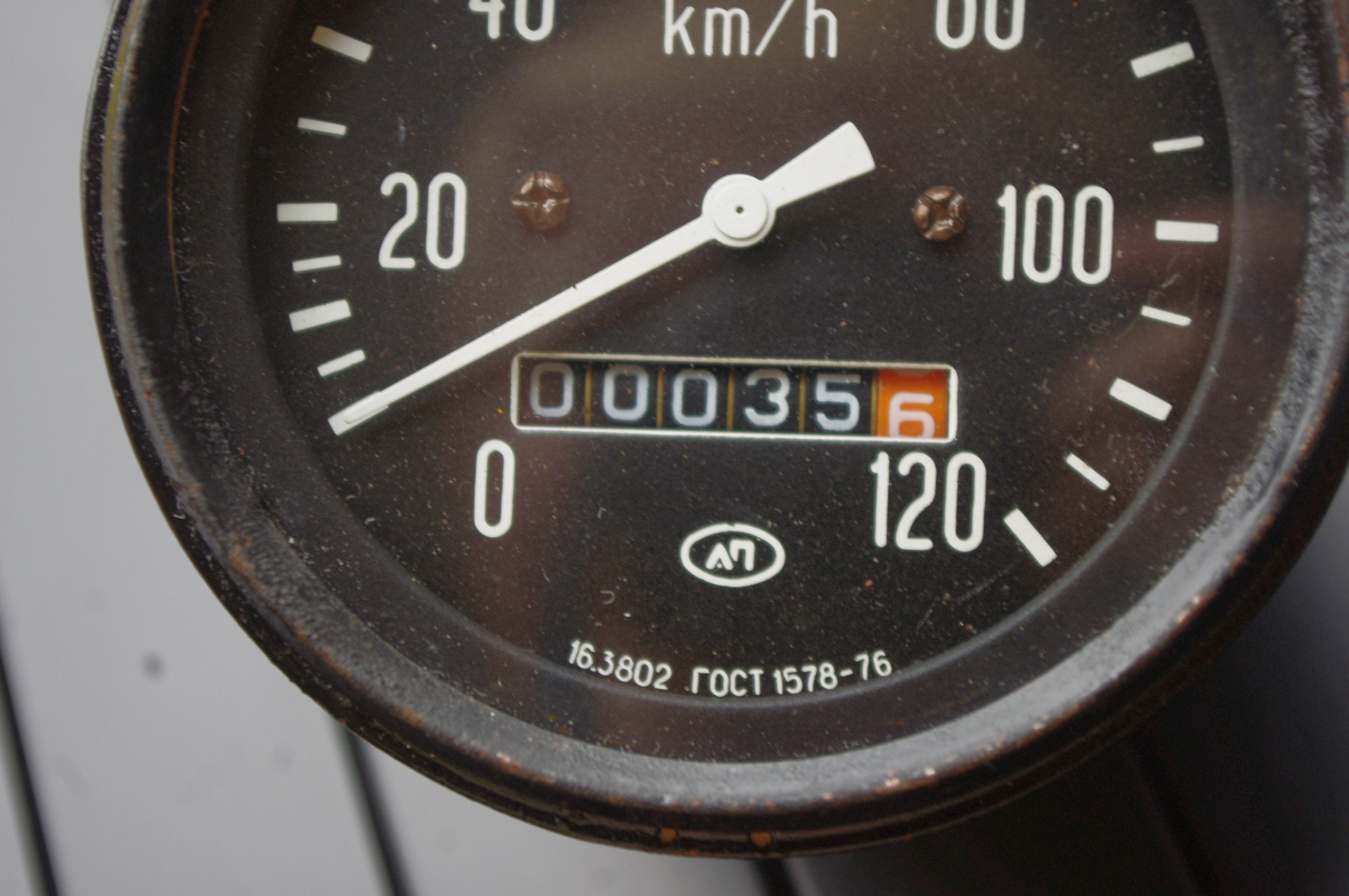 Vintage large speedometer. Retro car USSR | Etsy