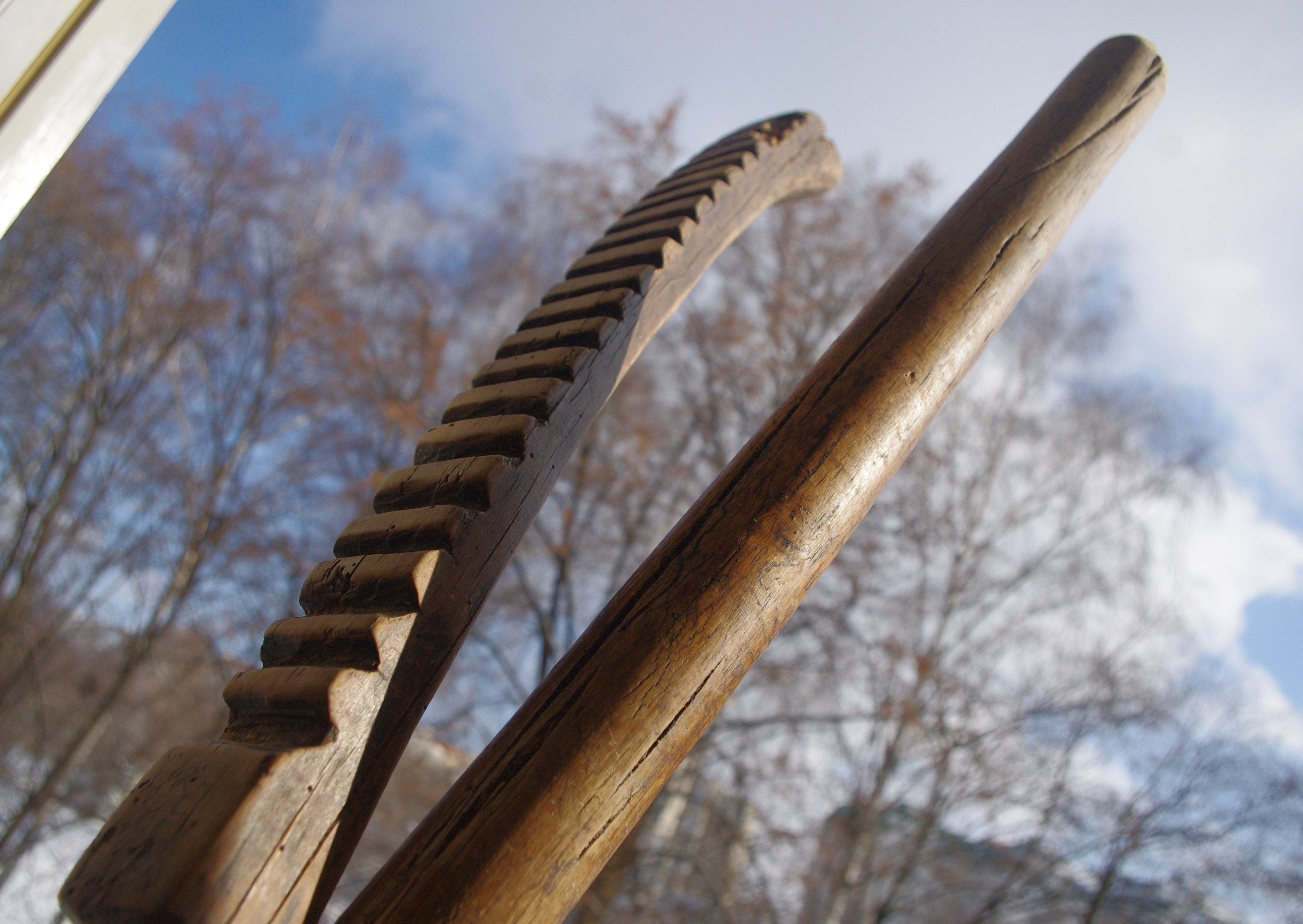 Alte rustikale Holzeisen Werkzeug zum Bügeln Stoff. Vintage | Etsy