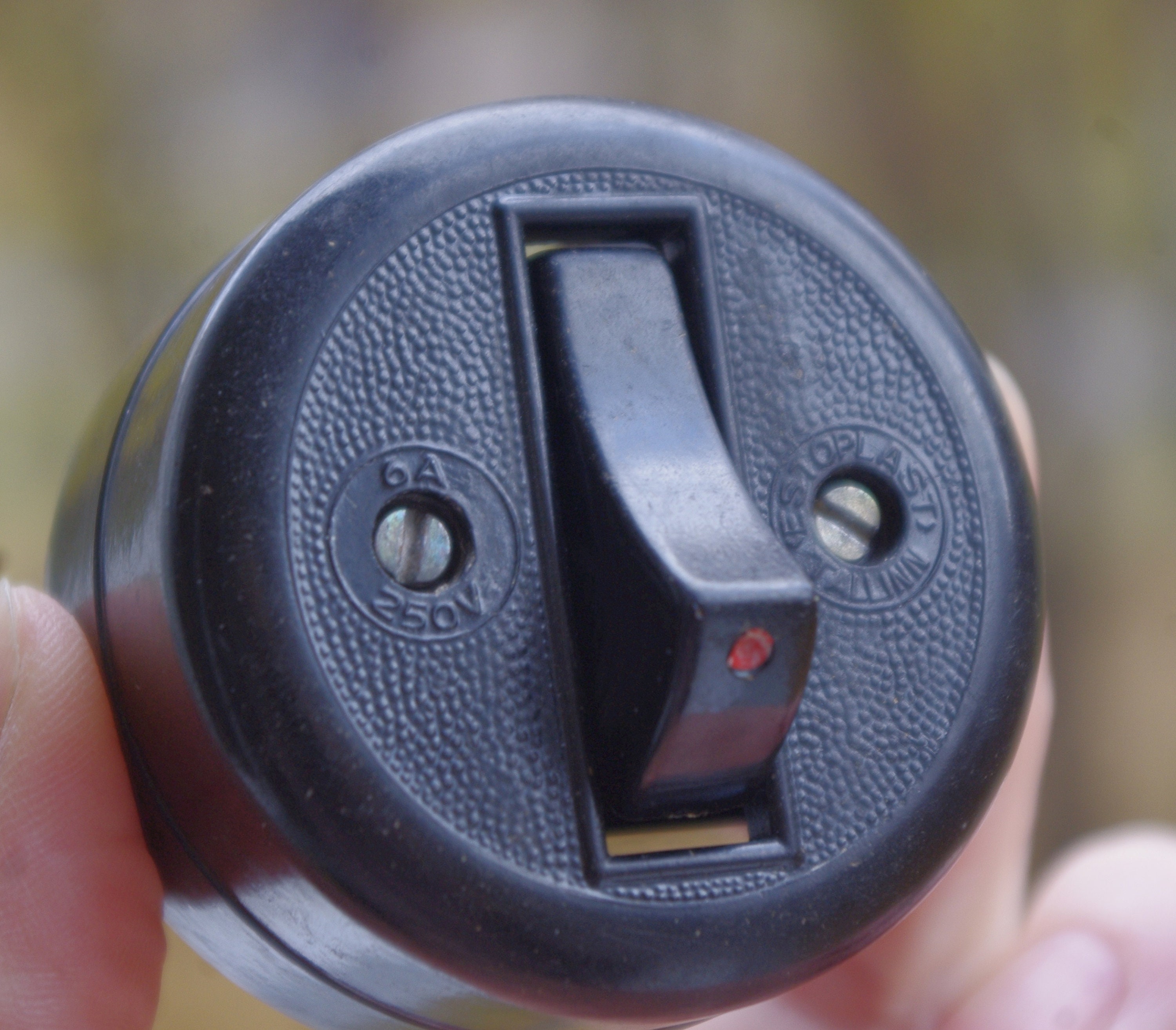 Old electrical bakelite switch from the USSR 70s Etsy