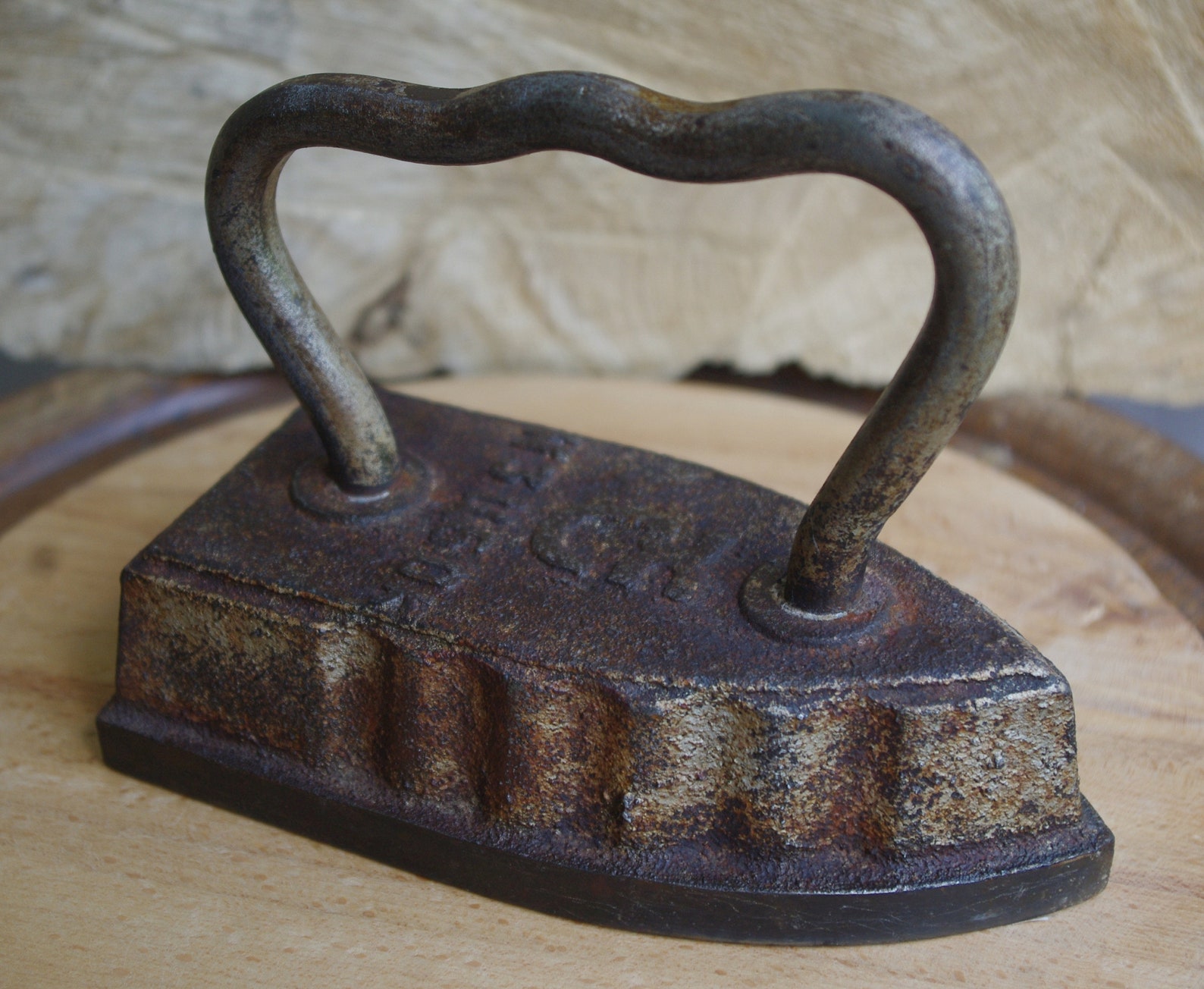 Vintage sad iron. Old sad iron smoothing iron Etsy