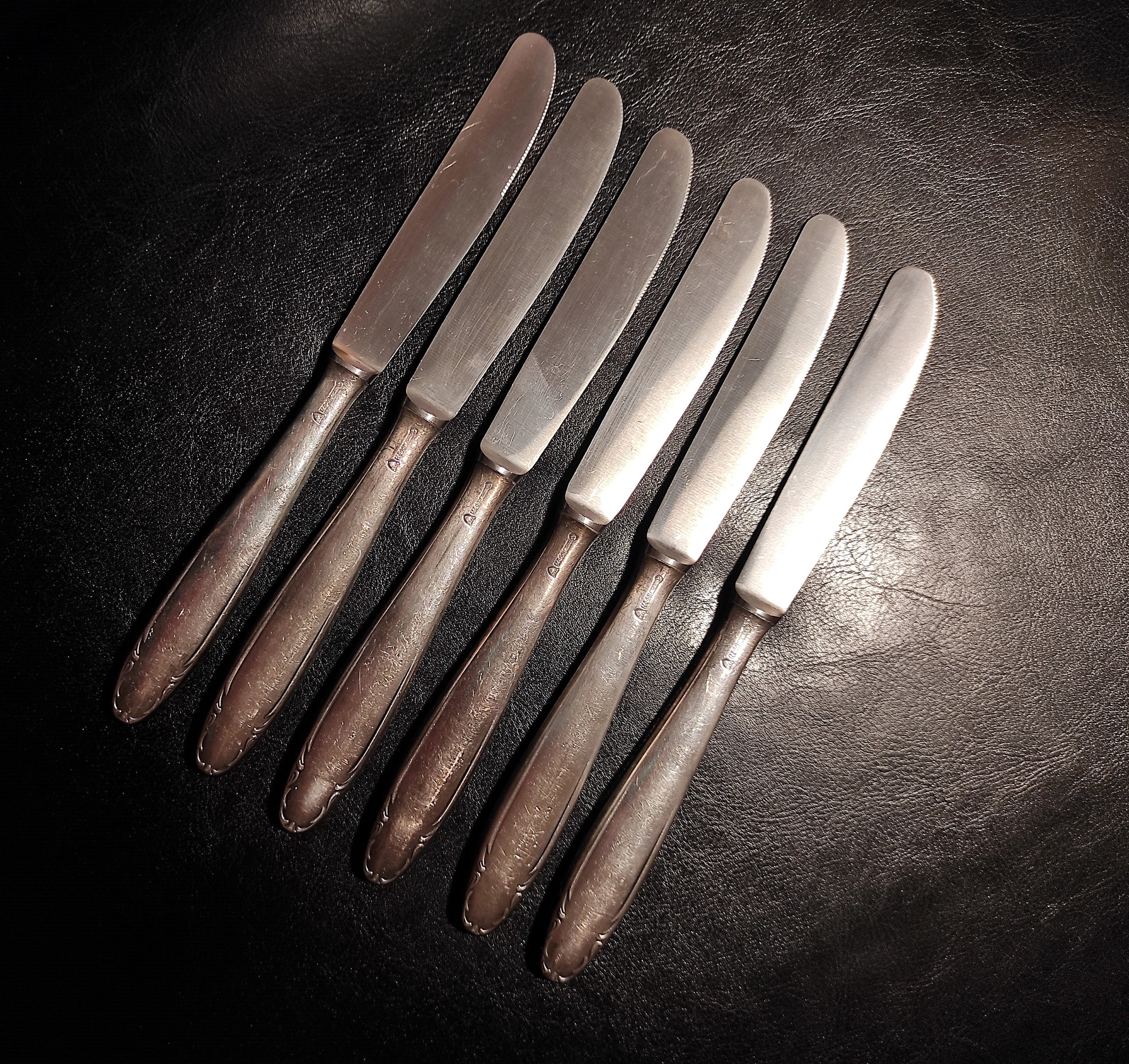 Set 6 Coltelli Da Tavola Marsvogel Solingen - Lama Seghettata Inox, Manico PP Nero, Lavabili In Lavastoviglie (21 Cm)