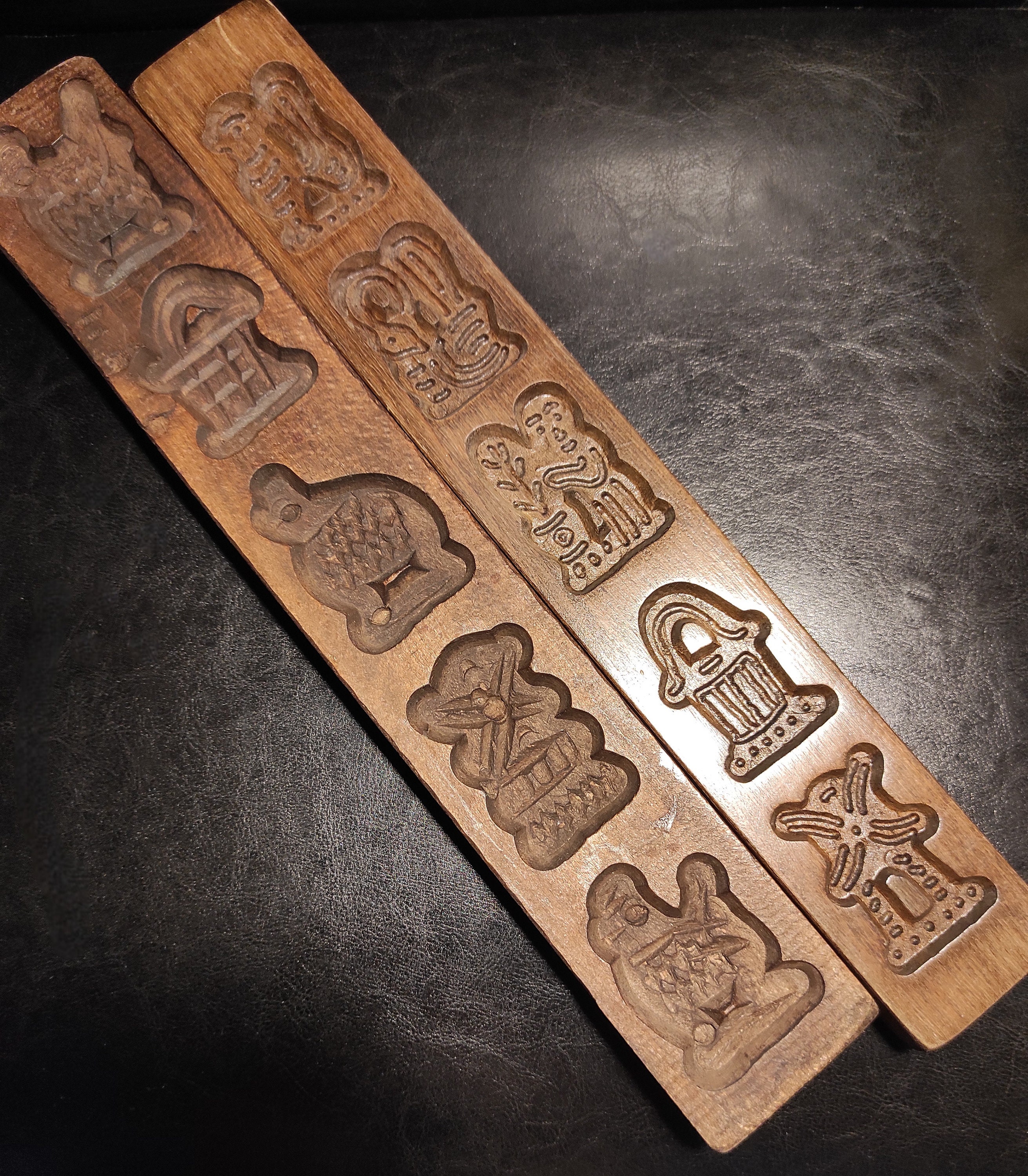 Vintage Wooden Molds Length 40 Cm for Gingerbread or Cookies/wall