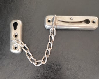 Vintage steel door chain