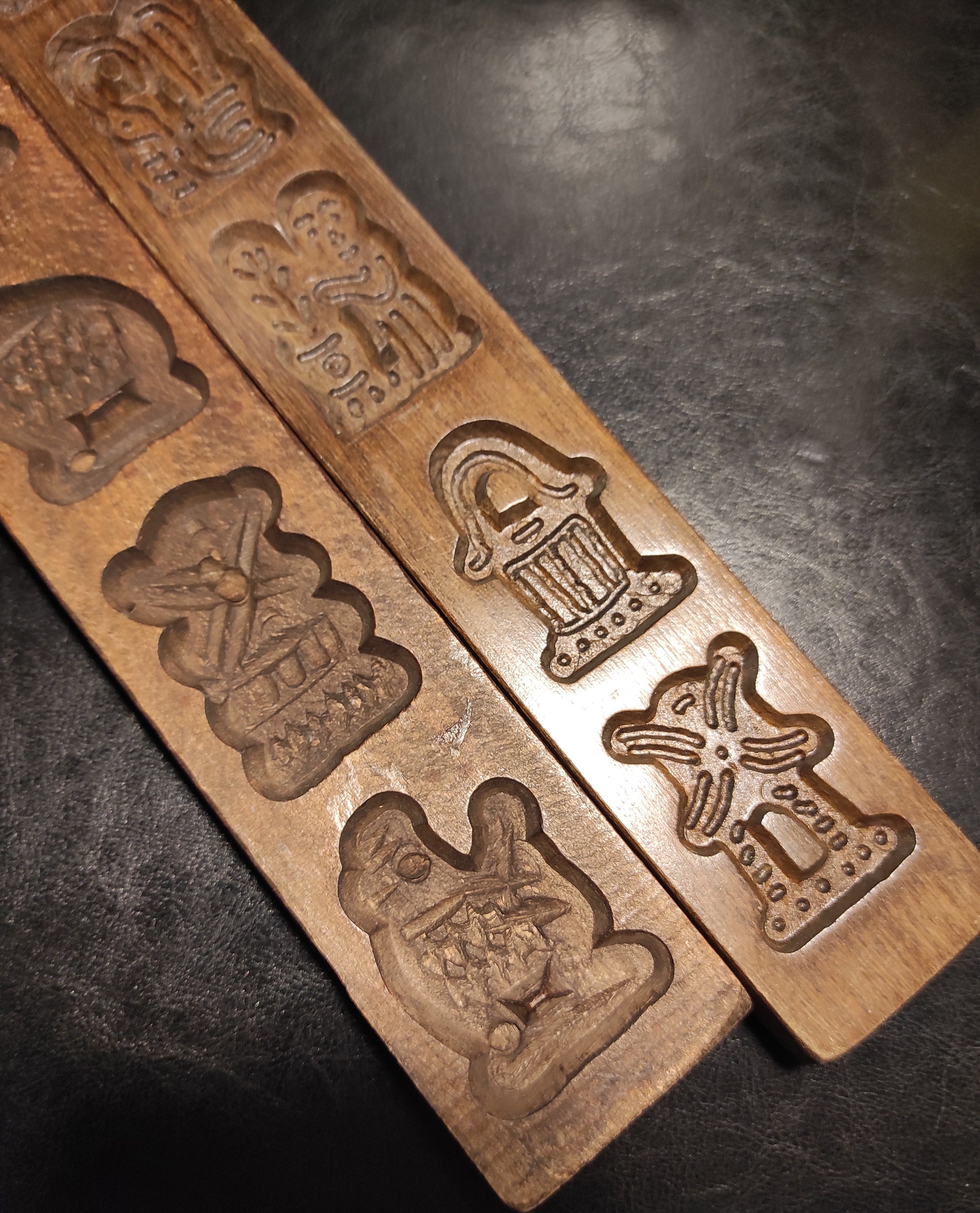 Vintage Wooden Molds Length 40 Cm for Gingerbread or Cookies/wall