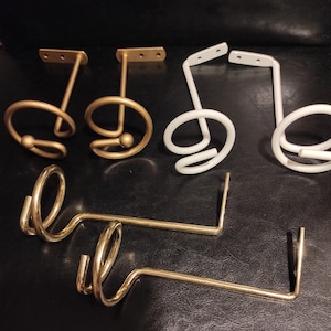 3 Paar Vintage Vorhanghalter - Raffhalter für Vorhänge - Raffhalter für Vorhänge - Raffhalter / Vorhanghalter