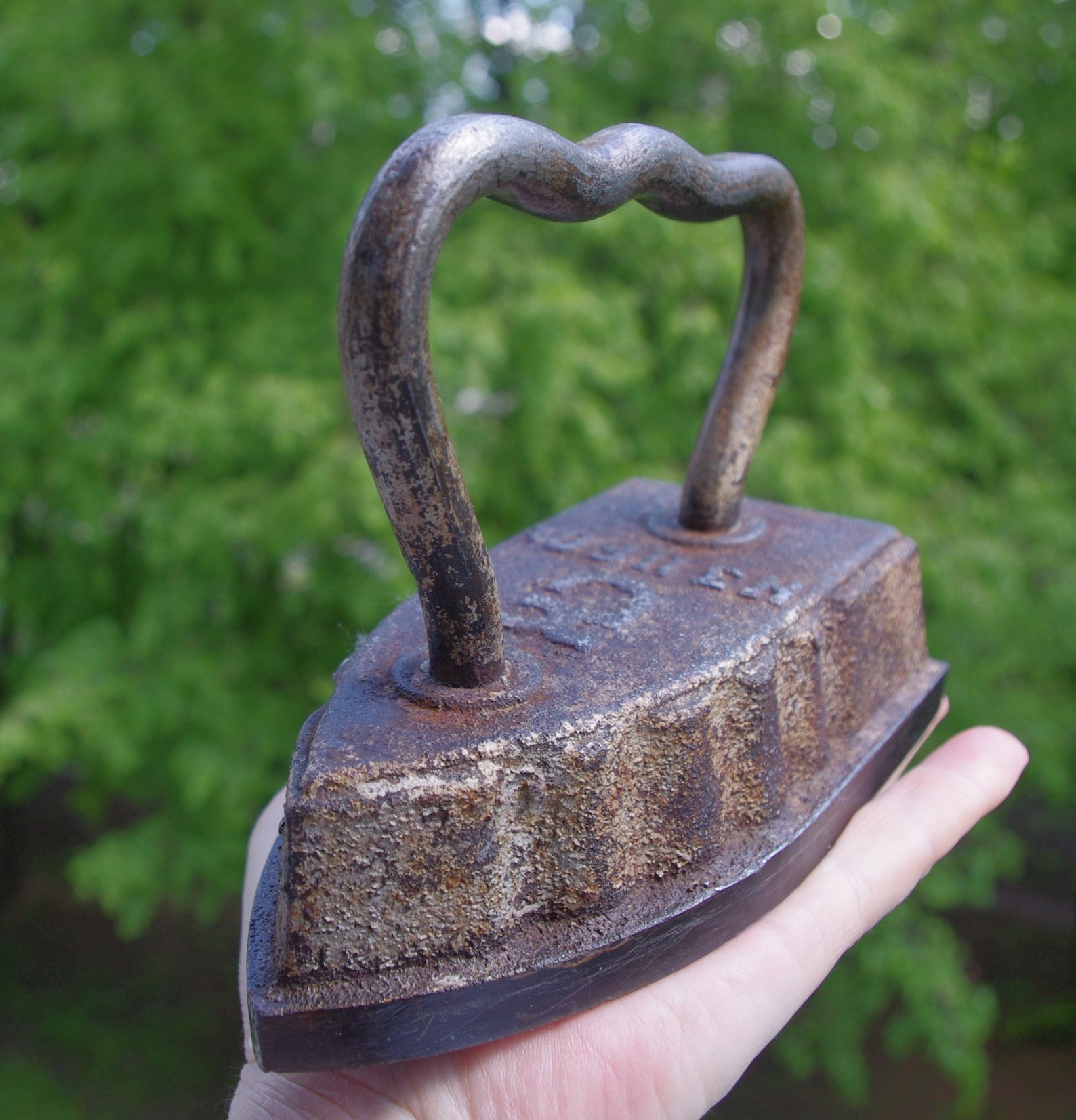 Vintage sad iron. Old sad iron smoothing iron Etsy