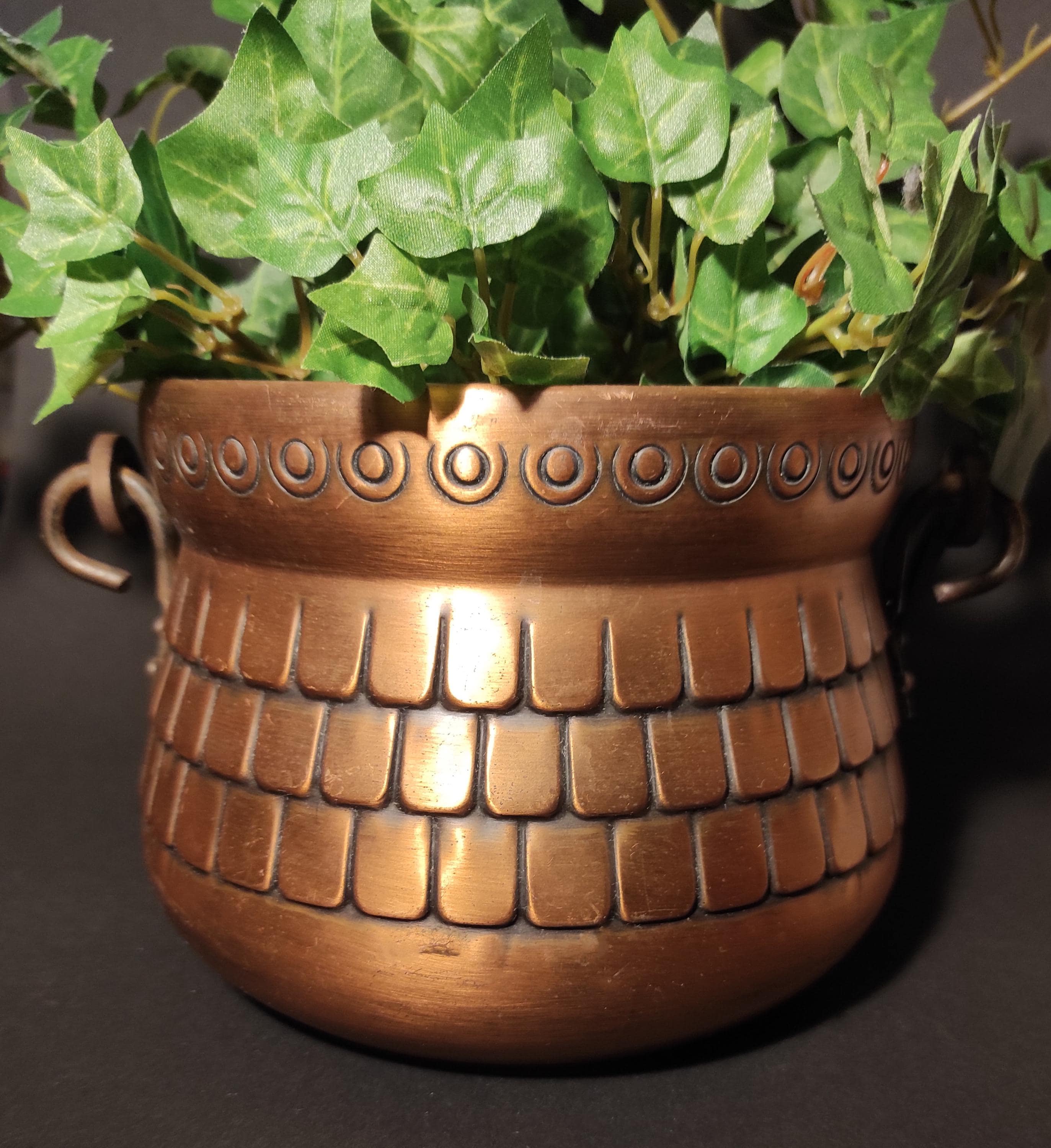 Copper hanging planter - Etsy 日本
