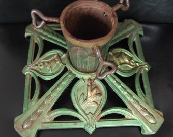 Vintage Cast Iron Christmas Tree Stand - An old cast iron Christmas tree holder