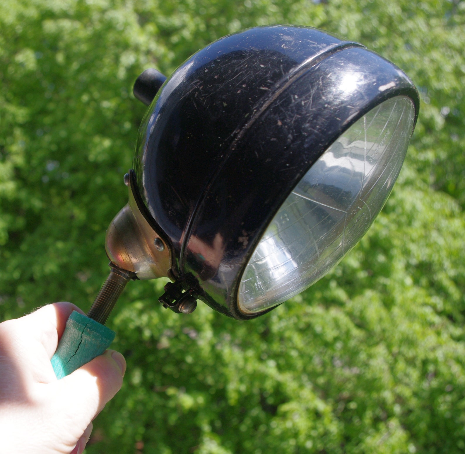 Old Headlight Vintage auto headlight USSR 80s spotlight Etsy