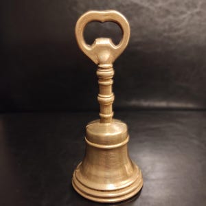 Vintage Brass Bell - Bottle Opener/Brass Bell for Vintage Decor and Home Use/Solid Brass Bell - Bottle Opener for Collection, Display, Gift