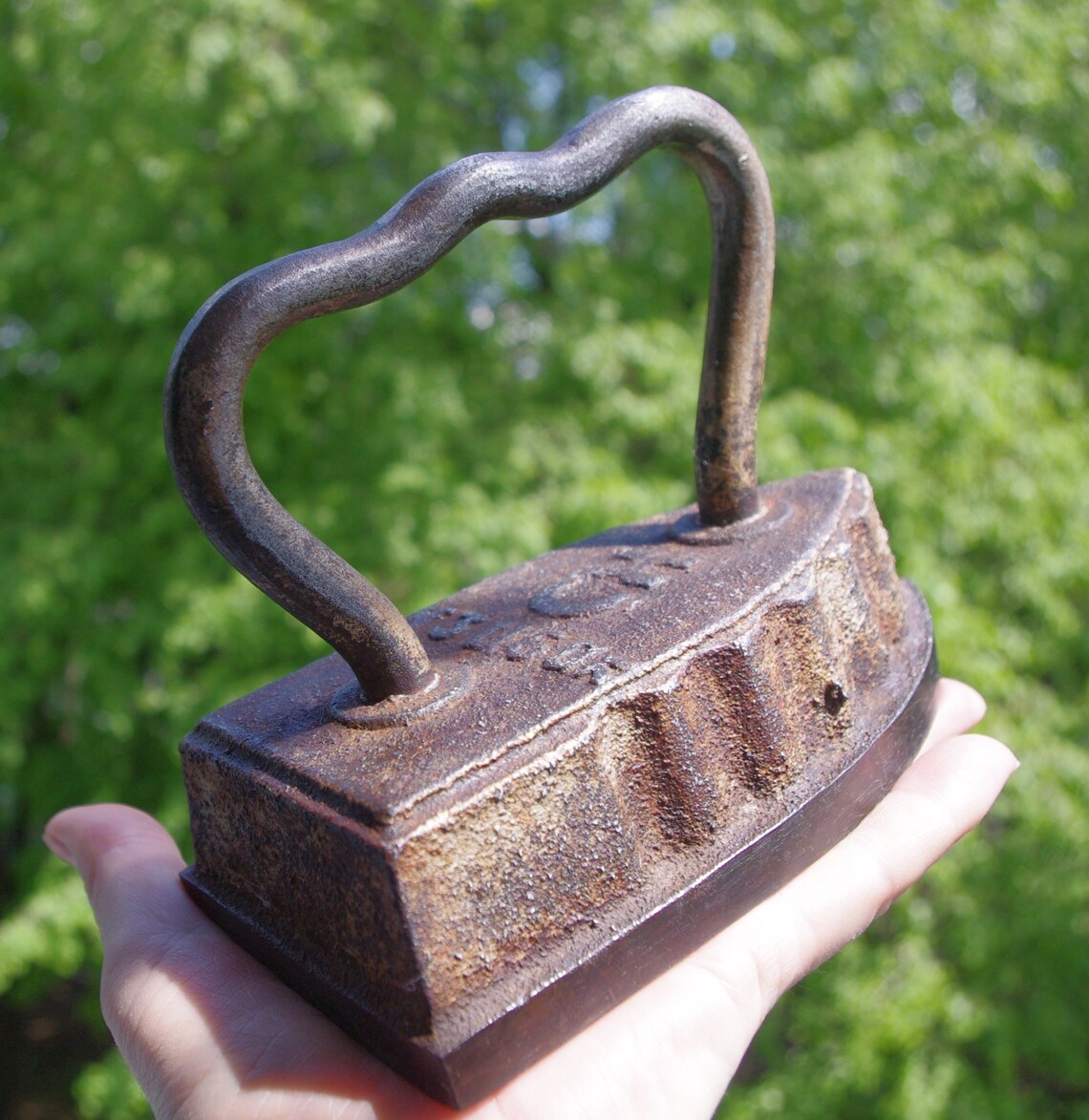 Vintage sad iron. Old sad iron smoothing iron Etsy