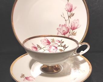 Teetasse mit Untertassen Vintage Alka-Kunst Bavaria Porzellan 58er - 60er Jahre