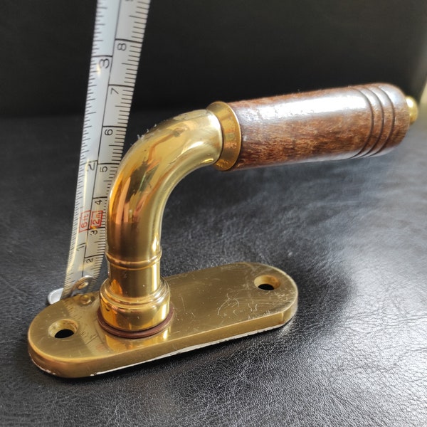 Brass Door Handle Etsy