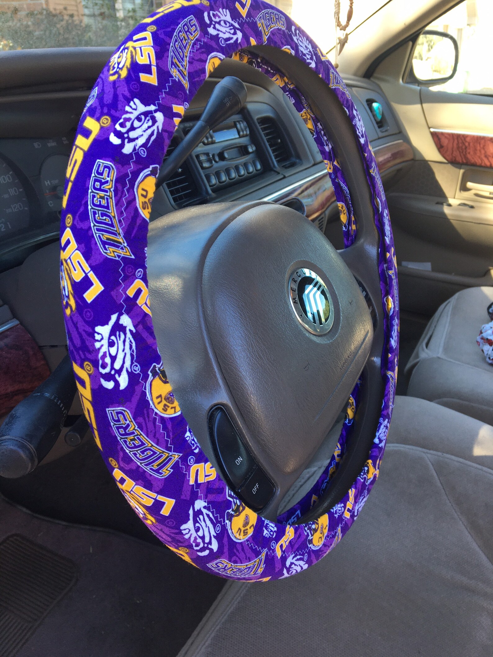 LSU Steering Wheel Cover / LSU Tigers Football Auto Etsy
