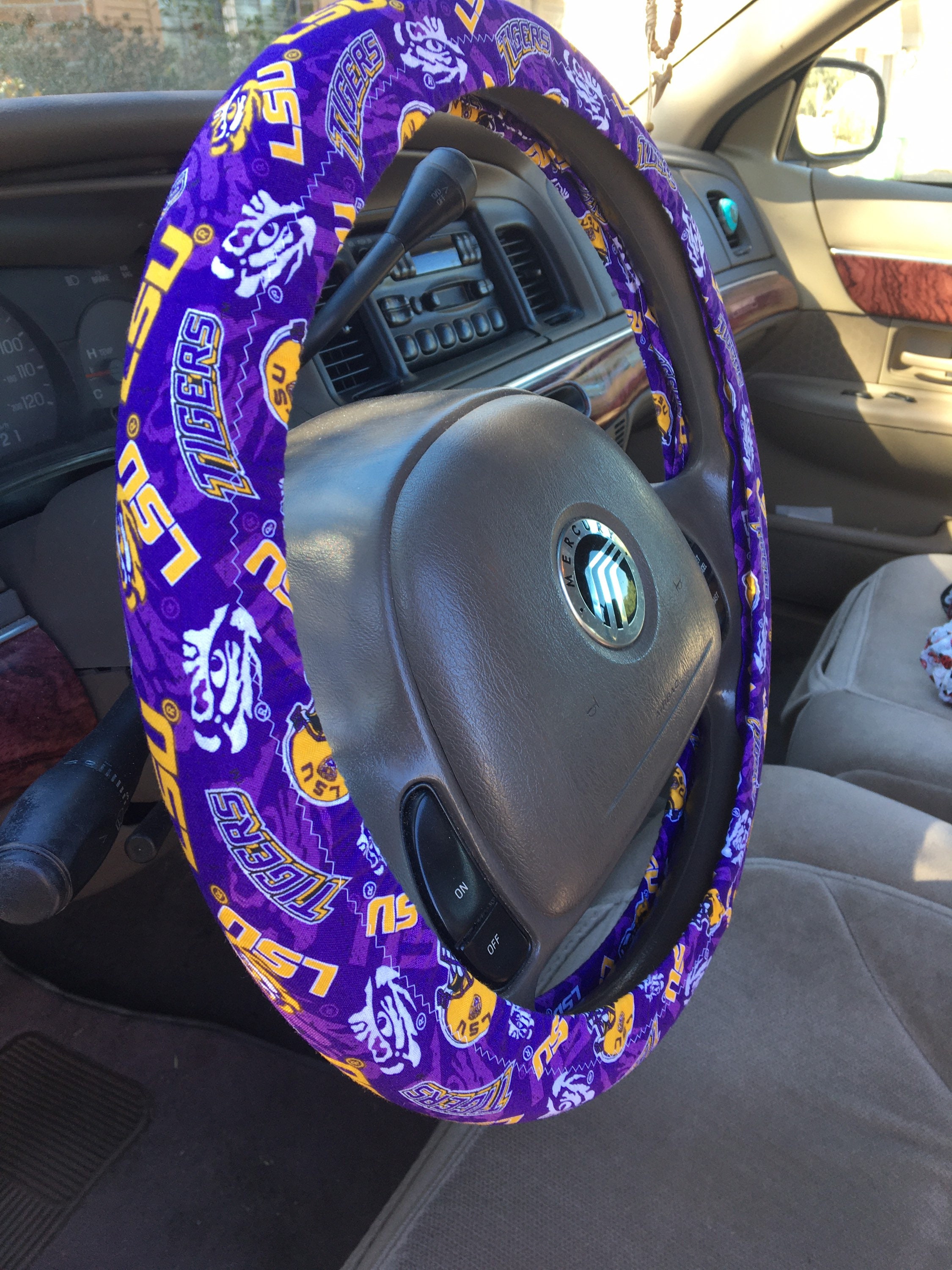 LSU Steering Wheel Cover 