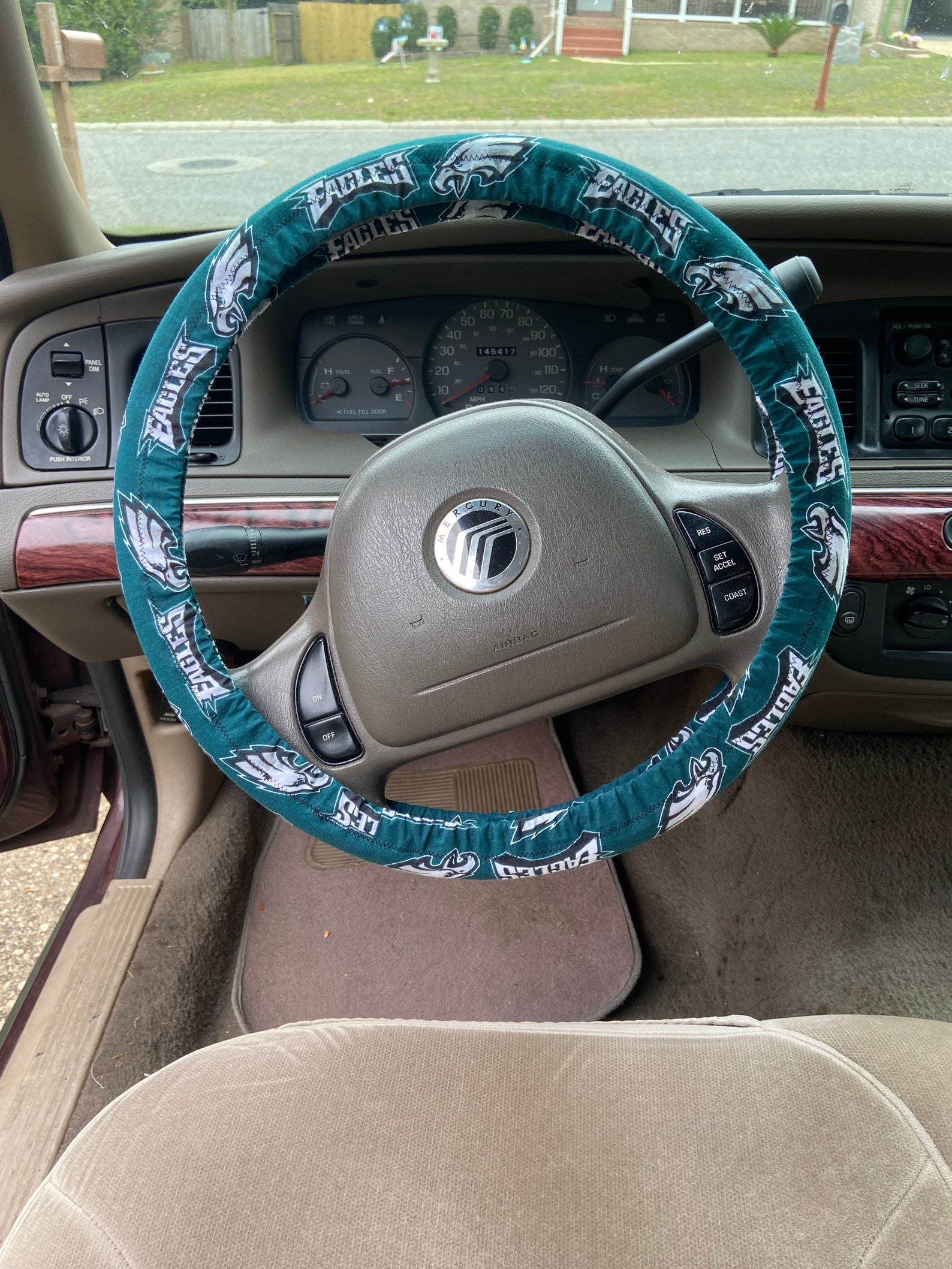 Eagles Steering Wheel Cover / Machine Washable / Philadelphia Etsy