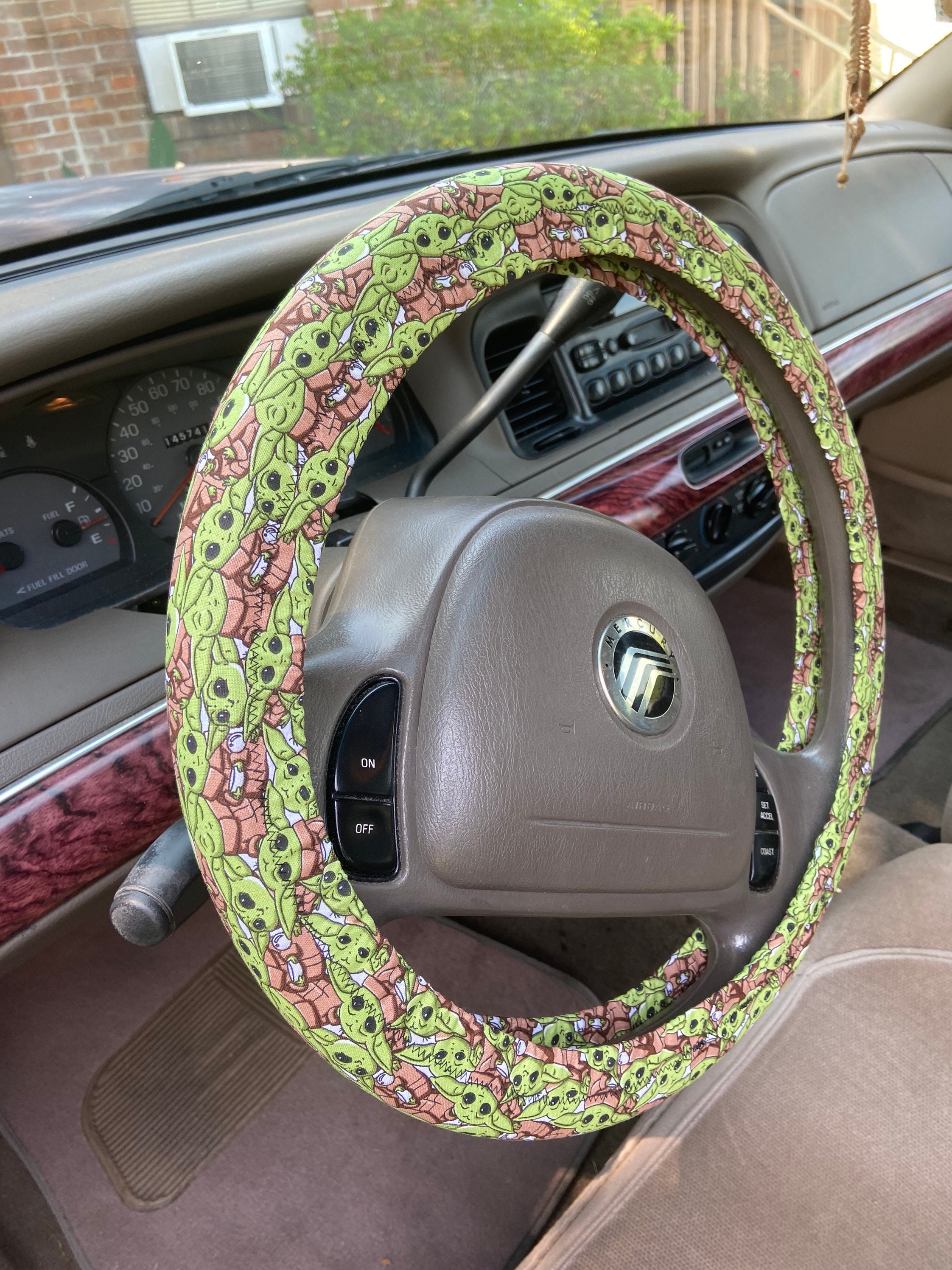 Steering Wheel Cover fot Women green Crochet Steer Wheel Cov - Inspire  Uplift