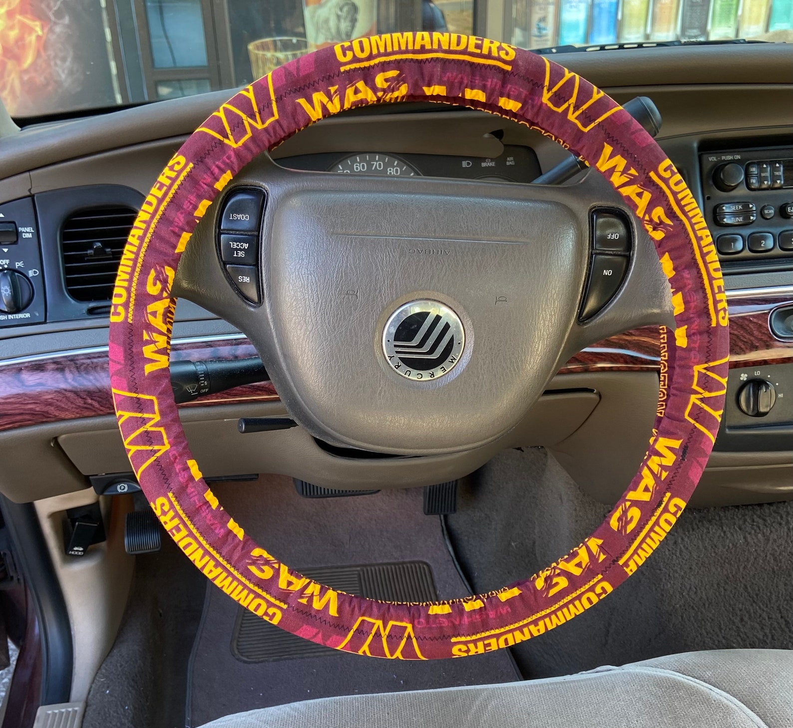 WASHINGTON COMMANDERS Steering Wheel Cover / Washington NFL Etsy